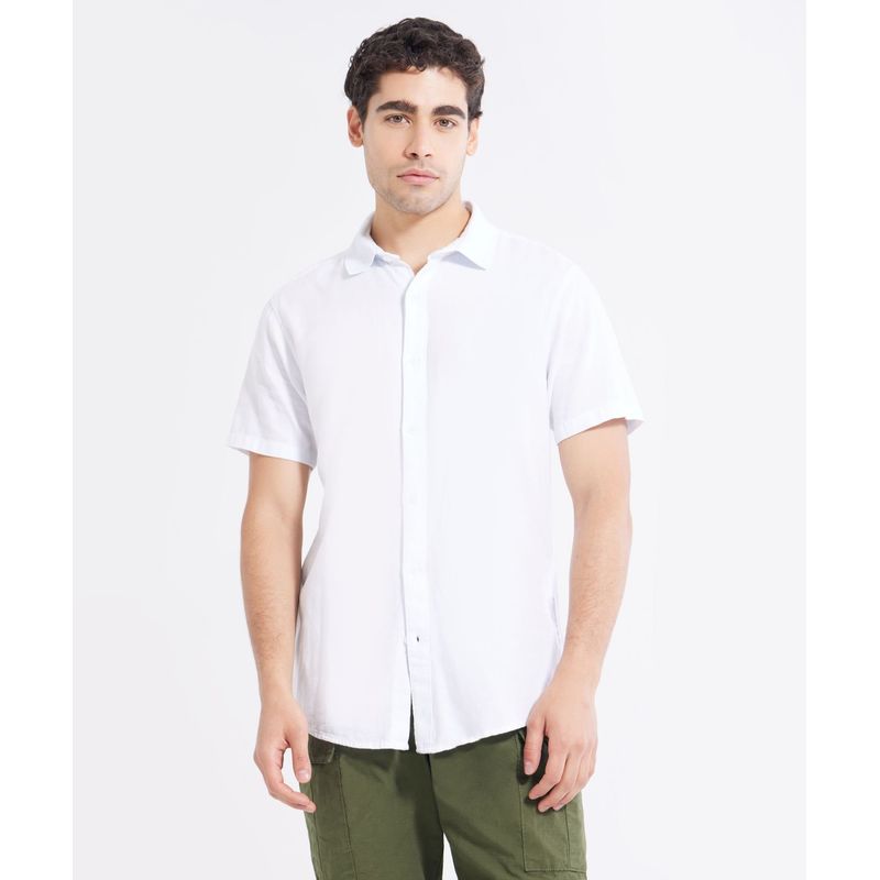 SEVEN SEVEN - Camisa Para Hombre Manga Corta  Color Blanco Marca Seven Seven #45011894