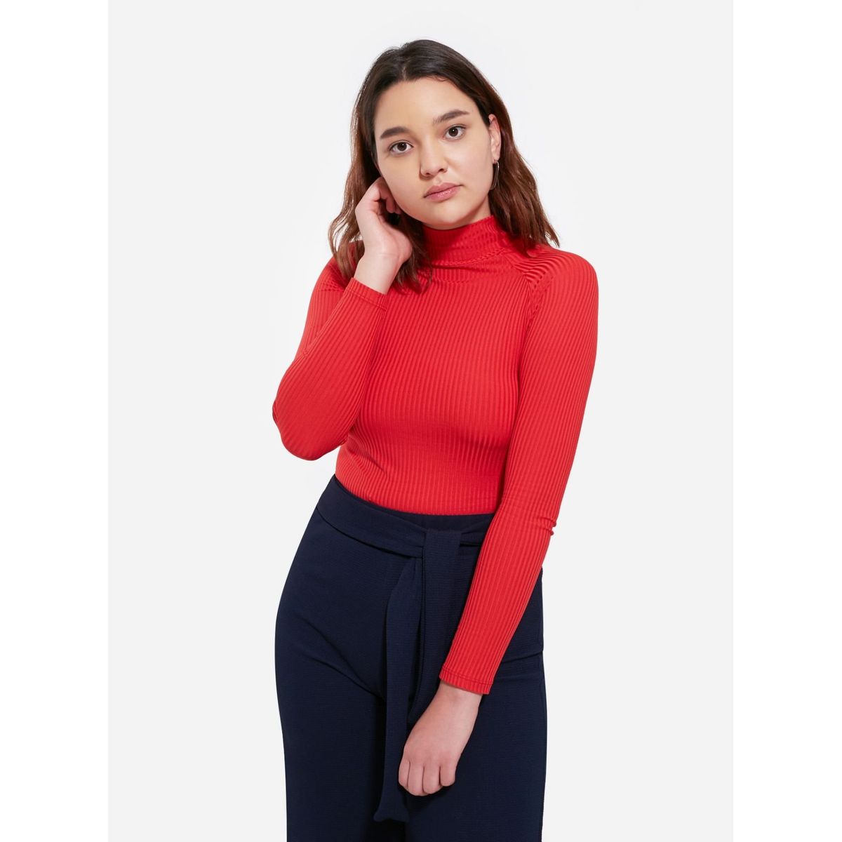 SEVEN SEVEN - Camiseta Para Mujer Manga Larga Color Rojo Marca Seven Seven #28094119