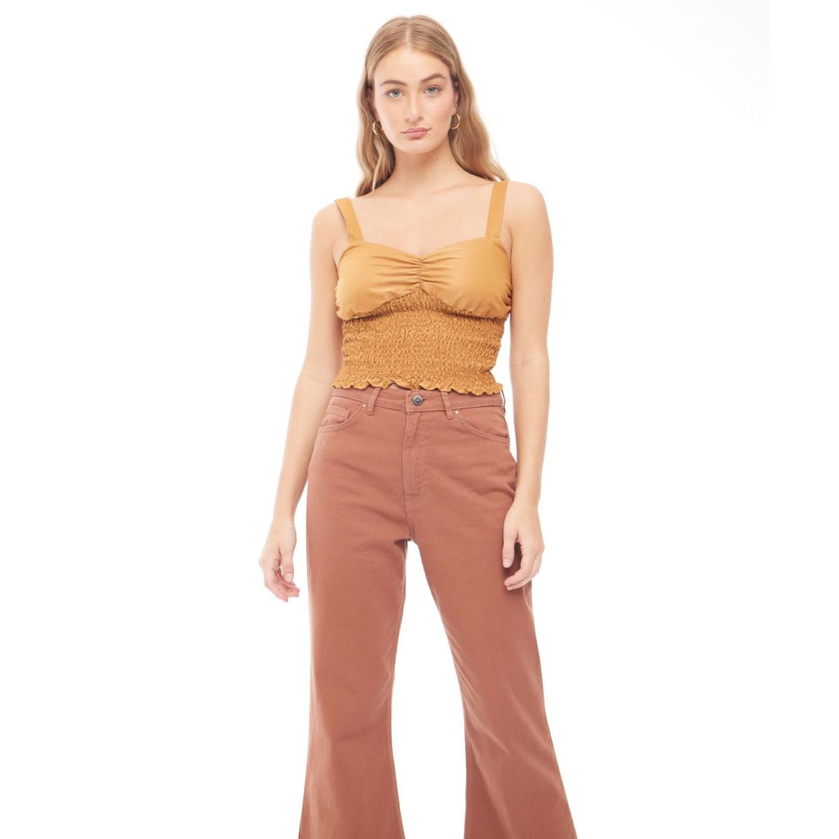 SEVEN SEVEN - Blusa Para Mujer Manga Sisa Color Amarillo  Marca Seven Seven #28123730