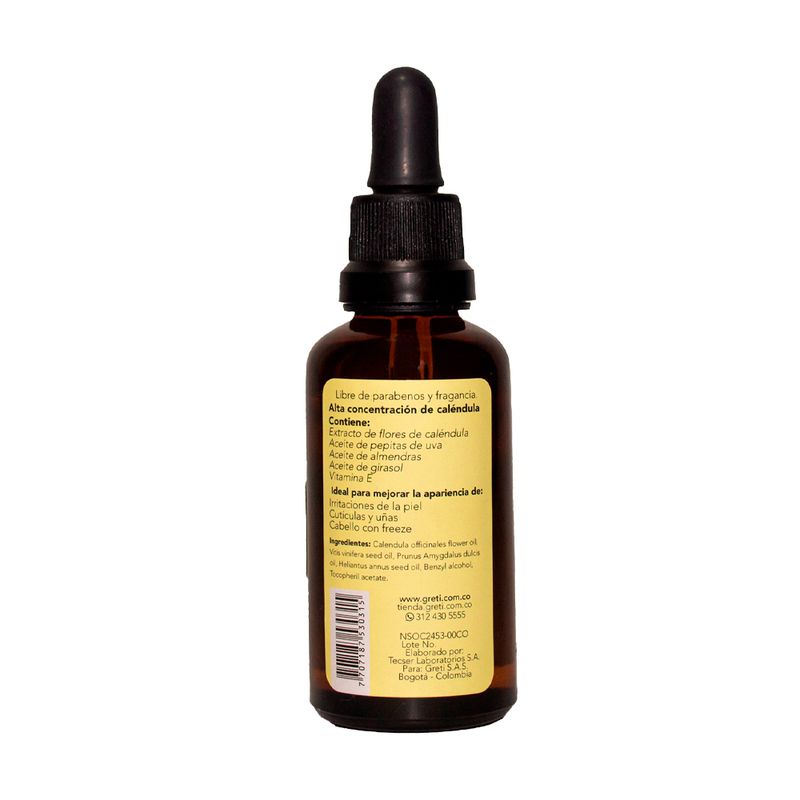 GRETI - Aceite Corp.Greti Calendula X50Ml