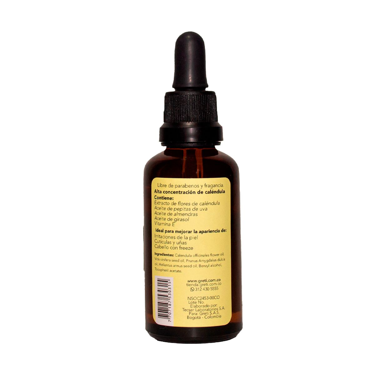 GRETI - Aceite Corp.Greti Calendula X50Ml