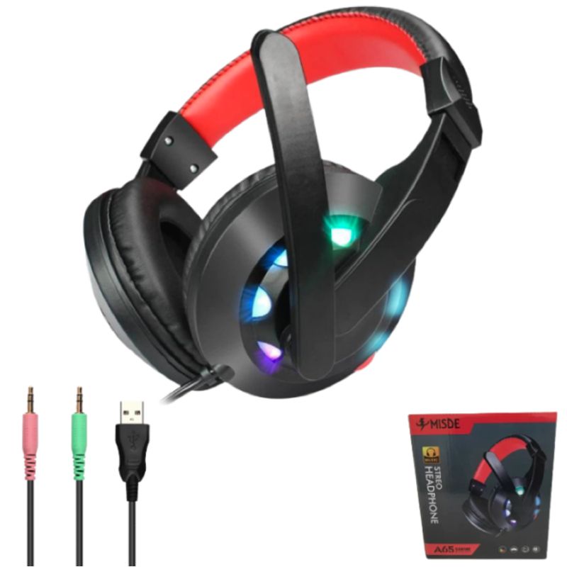 GENERICO - Diadema Audifono Gamer Cable A65 Gaming Headset