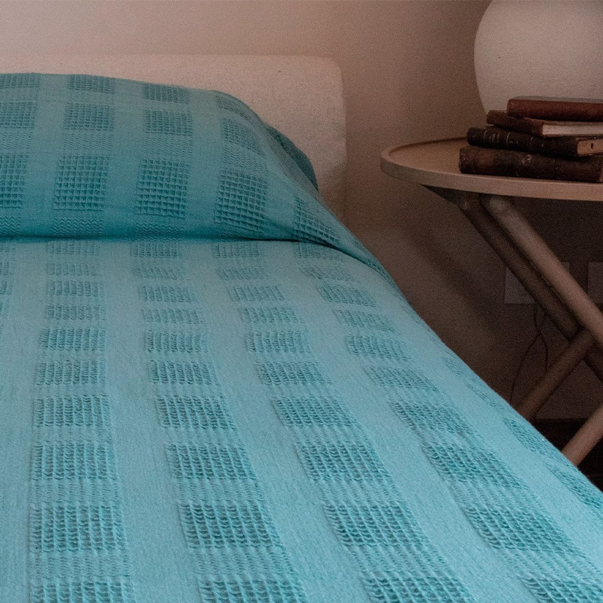 TRU - Cobija Galleta Doble Azul Humo - Marca TRU