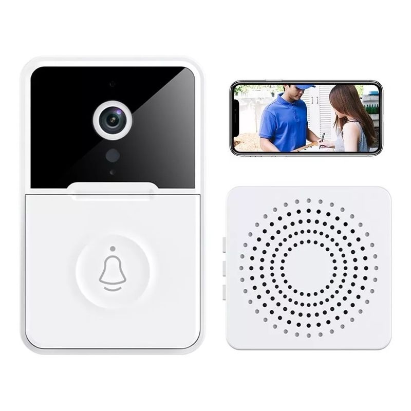 GENERICO - Timbre Inalámbrico Impermeable Para Puerta Con 1 Receptor