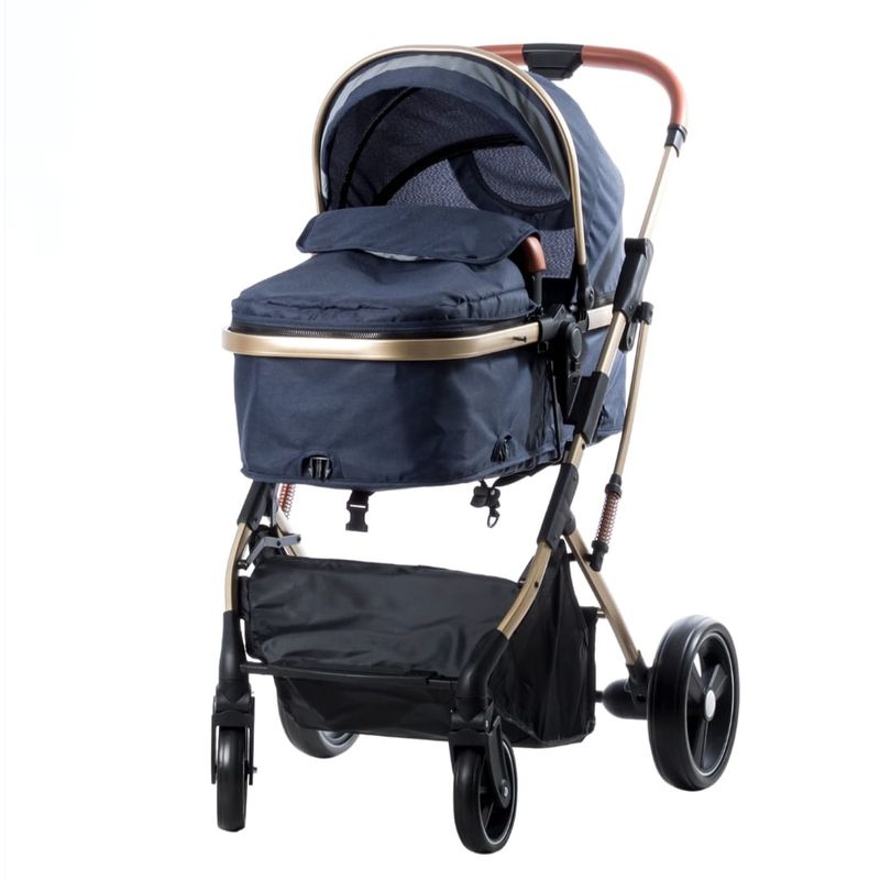 EBABY - Coche Para Bebe Tipo Moises Con CubrePies Plegable Ebaby