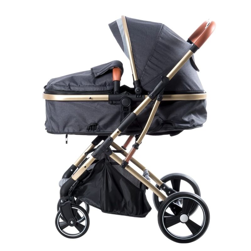 EBABY - Coche Para Bebe Tipo Moises Con CubrePies Plegable Ebaby