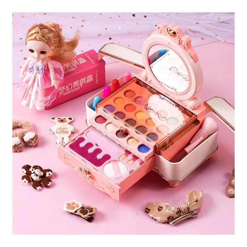 KOBALT - Kit maquillaje niñas de princesa rosita
