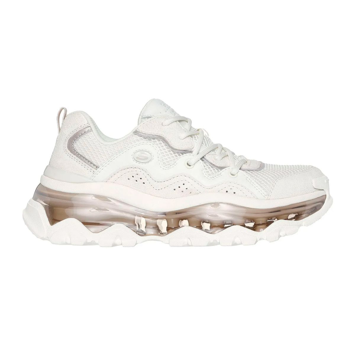 SKECHERS - TENIS SKECHERS BEIGE PARA MUJER SK UNO CHAOS WHITE 177935WHT