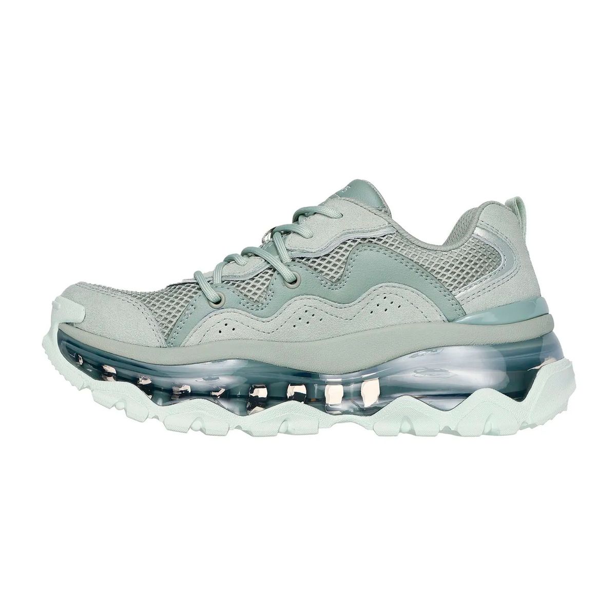 SKECHERS - TENIS SKECHERS VERDE PARA MUJER SK UNO CHAOS SAGE 177935SAGE
