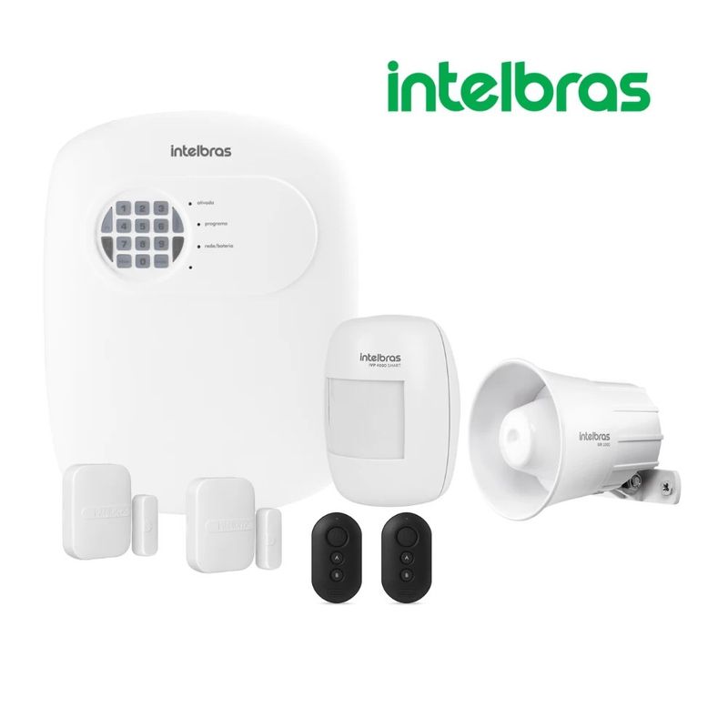 INTELBRAS - Kit De Alarma Inalámbrica Residencialoficina Monitoreo App