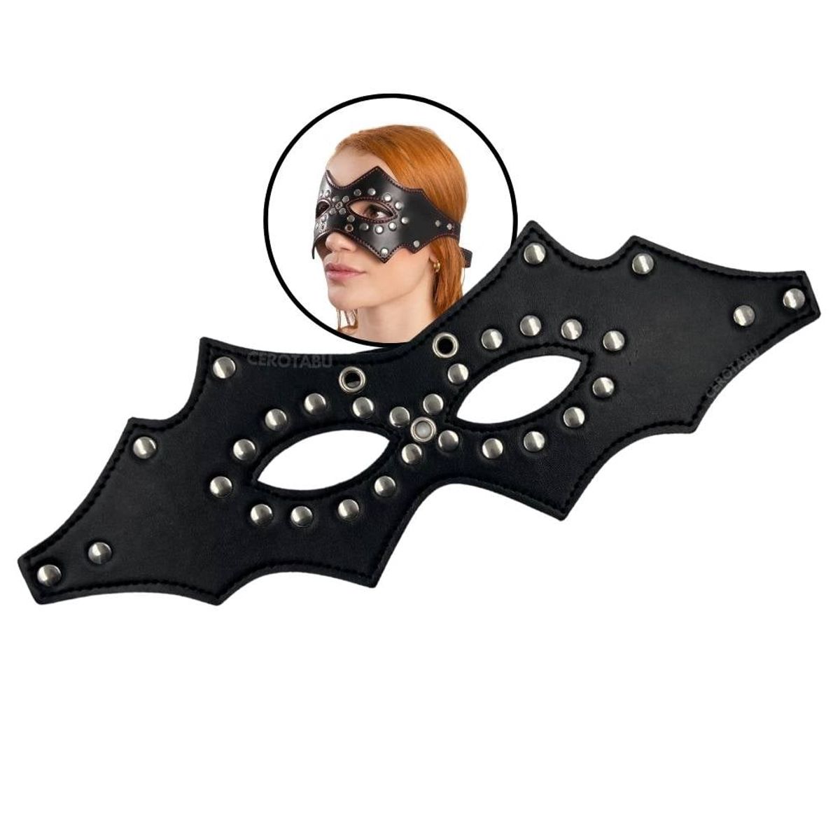 GENERICO - Antifaz Erotico Máscara Ojos Bondage BDSM Disfraz Sado Baty