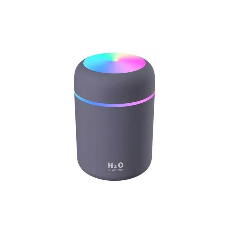 SKY - Humidificador Difusor Aroma Ambientador Luz Led H2o Cilindro