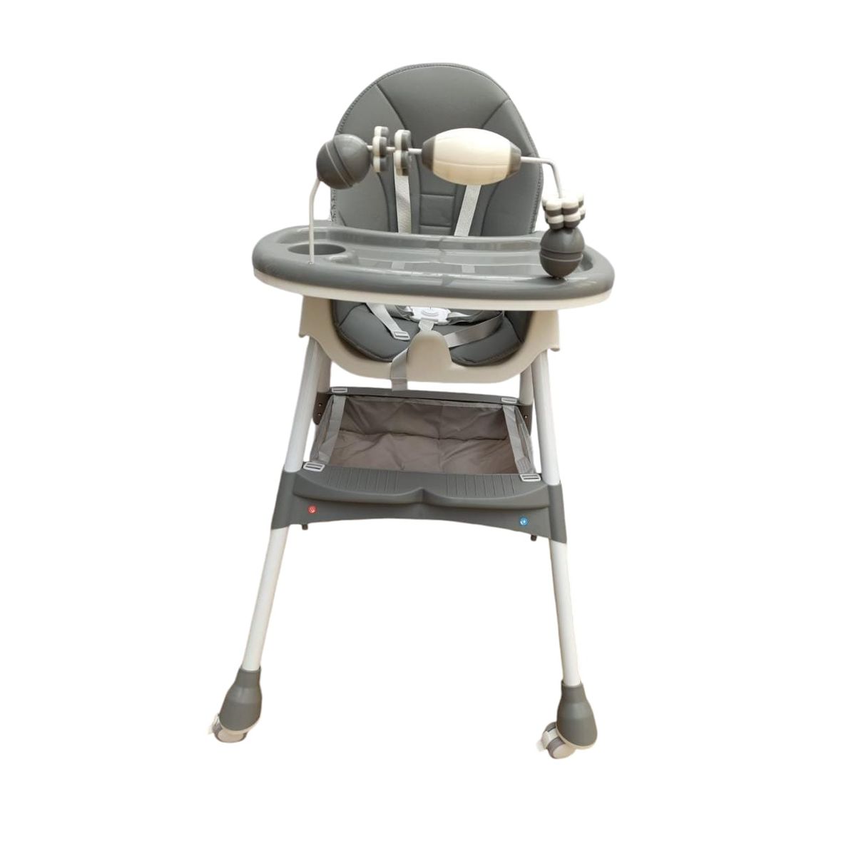 GENERICO - Silla Comedor Bebe 2En1 Reclinable Plegable Doble Bandeja