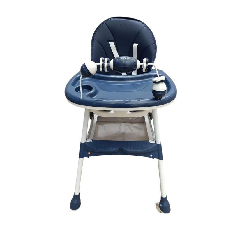 GENERICO - Silla Comedor Bebe 2En1 Reclinable Plegable Doble Bandeja