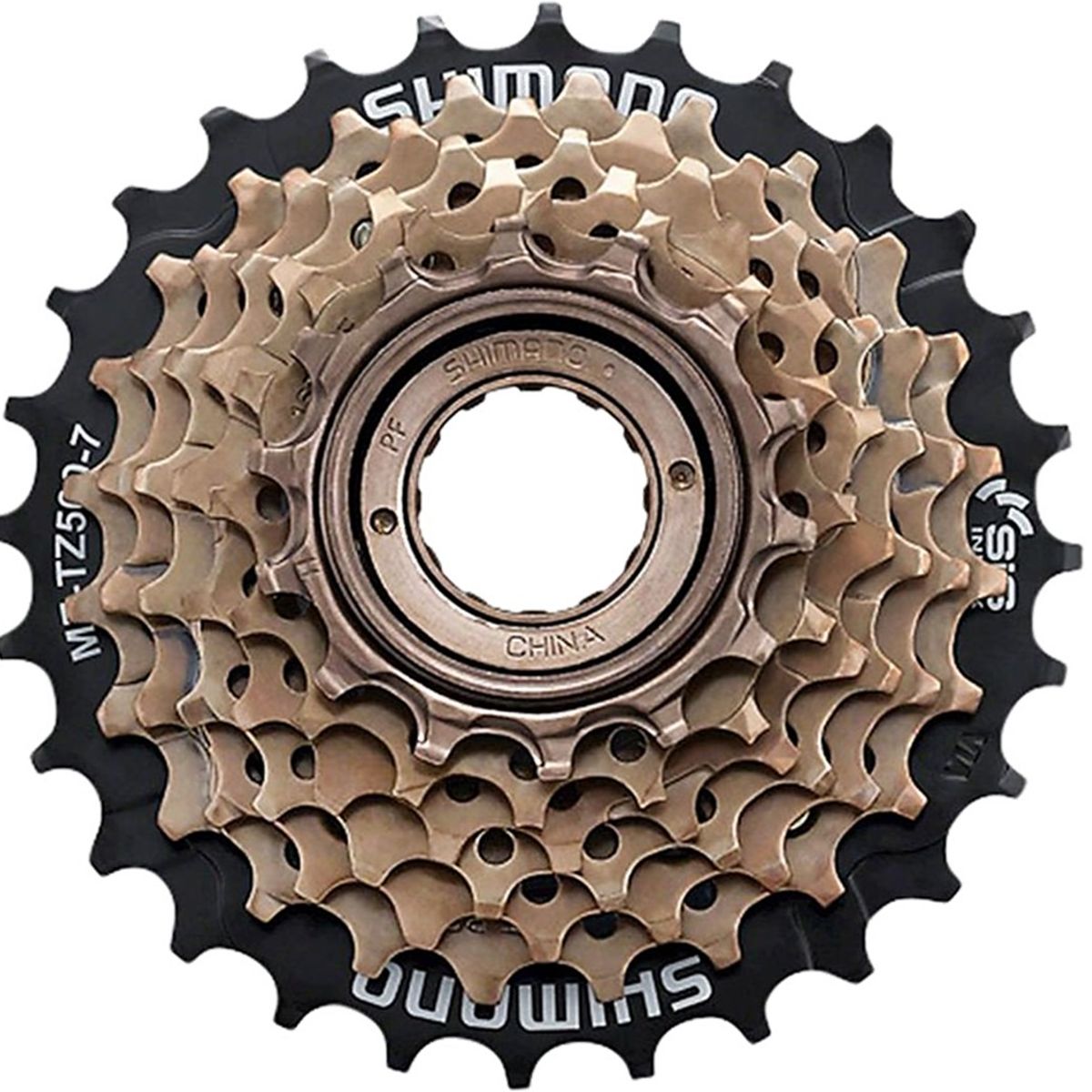 SHIMANO - Pacha Bicicleta Shimano Tz500 7v 14-28 Piñon Rosca