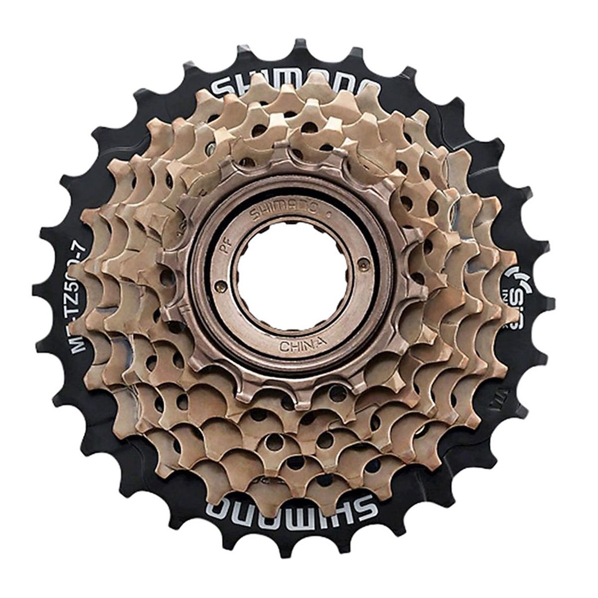 SHIMANO - Pacha Bicicleta Shimano Tz500 7v 14-28 Piñon Rosca