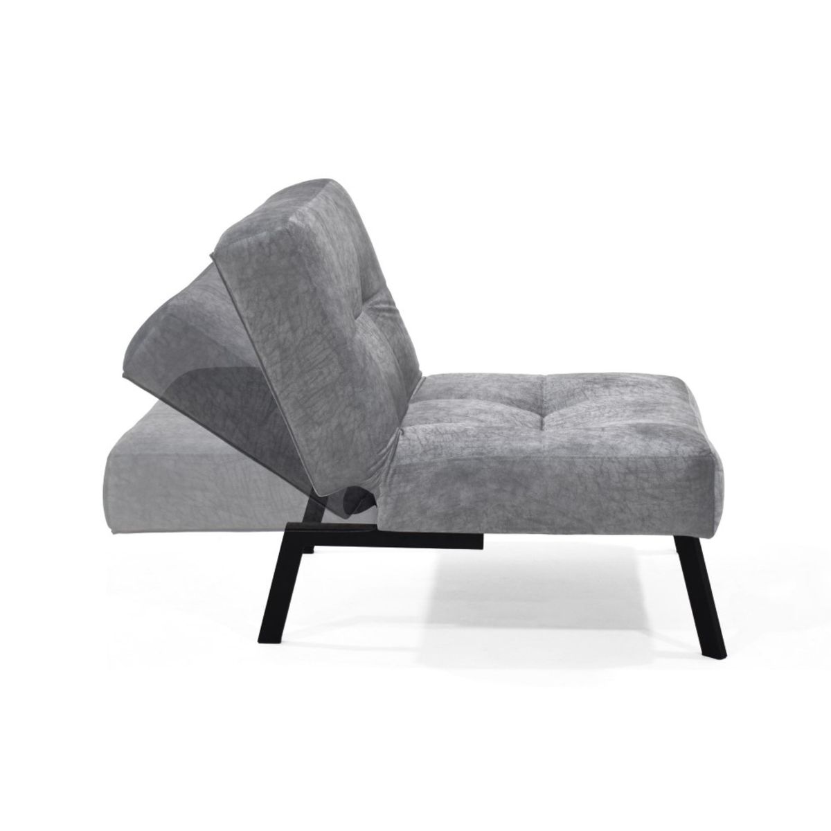 VENECIA - Poltrona Reclinable Togo Tela Gris