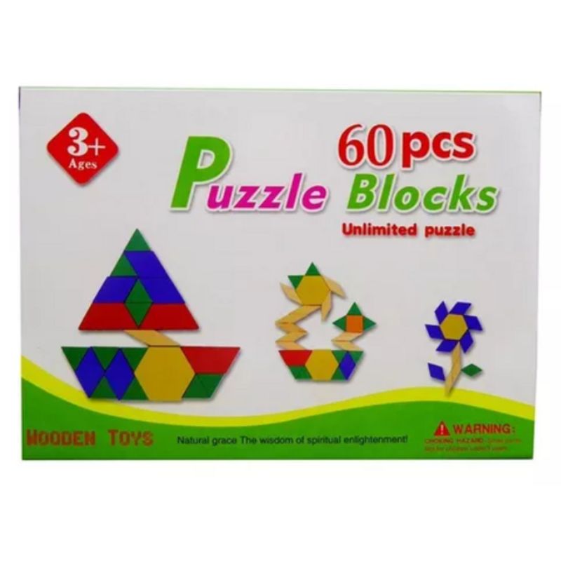 GENERICO - Tangram 60 Piezas Rompecabezas Didáctico Juguetes Niños