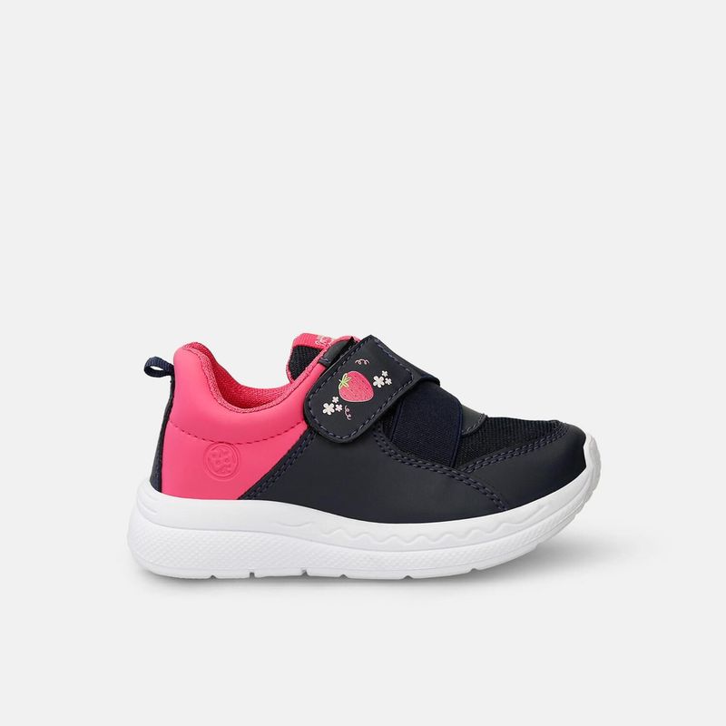 BUBBLE GUMMERS - Tenis Infantil Para Niña Bubblegummers Azul-Fucsia Sylvana