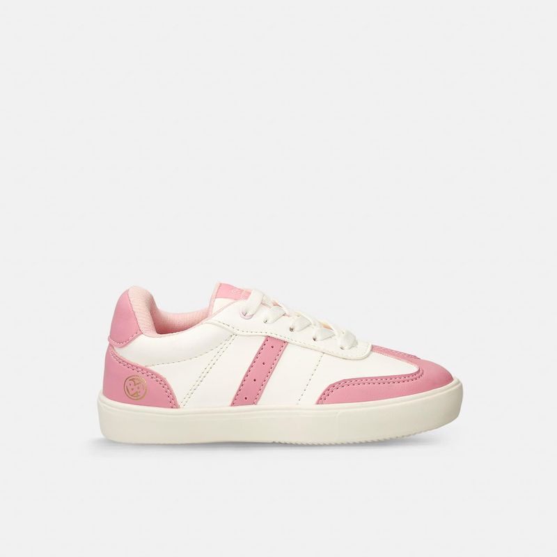 BUBBLE GUMMERS - Tenis Junior Para Niña Bubblegummers Blanco-Fucsia Salima