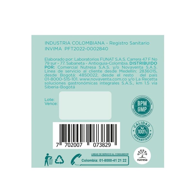 GENERICO - Alcachofa Haka 500mg X 60 Tabletas