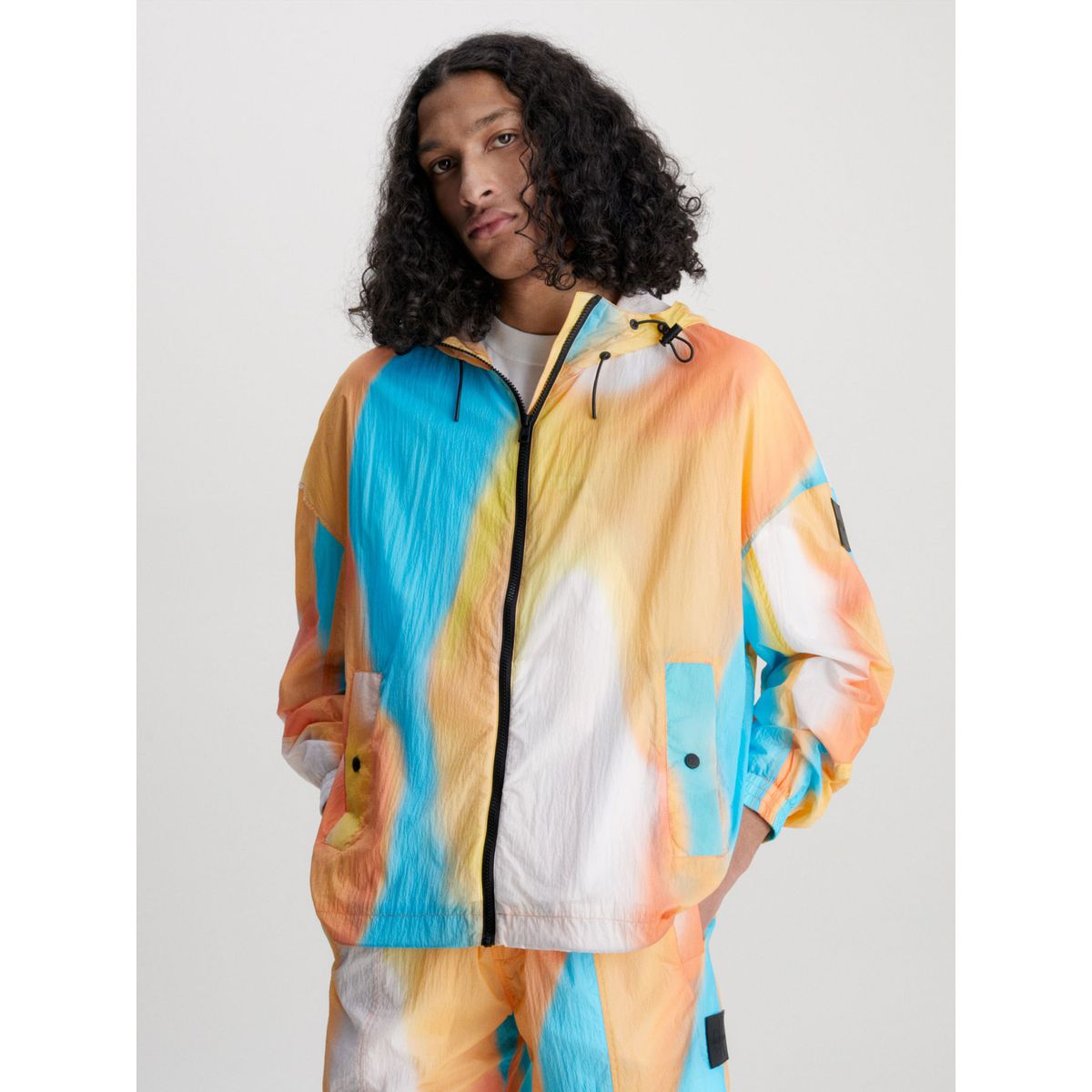 CALVIN KLEIN - Chaqueta Cortavientos De Nailon Reciclado Calvin Klein