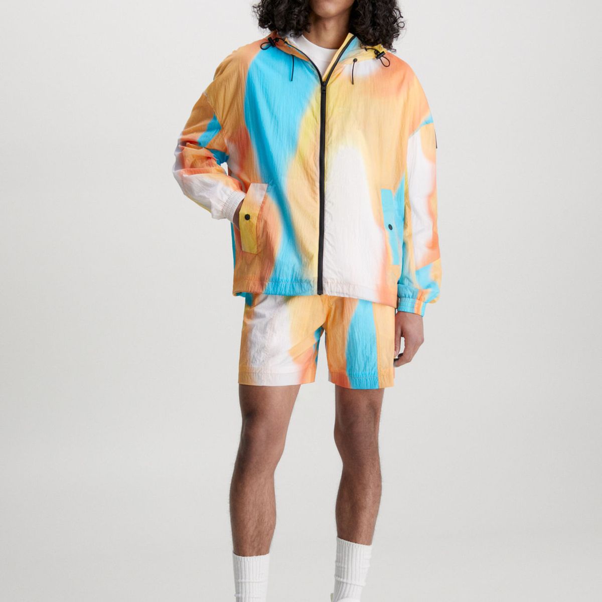 CALVIN KLEIN - Chaqueta Cortavientos De Nailon Reciclado Calvin Klein