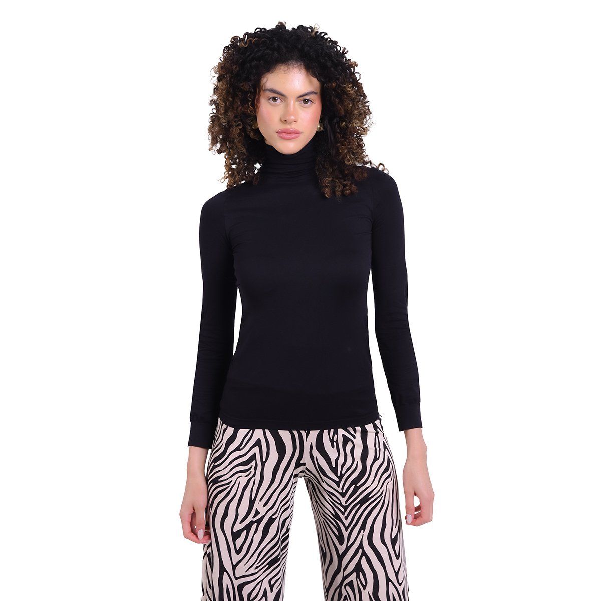 RITCHI - Buzo Casual Ritchi Cuello Alto Manga Larga Confort y Estilo para Mujer