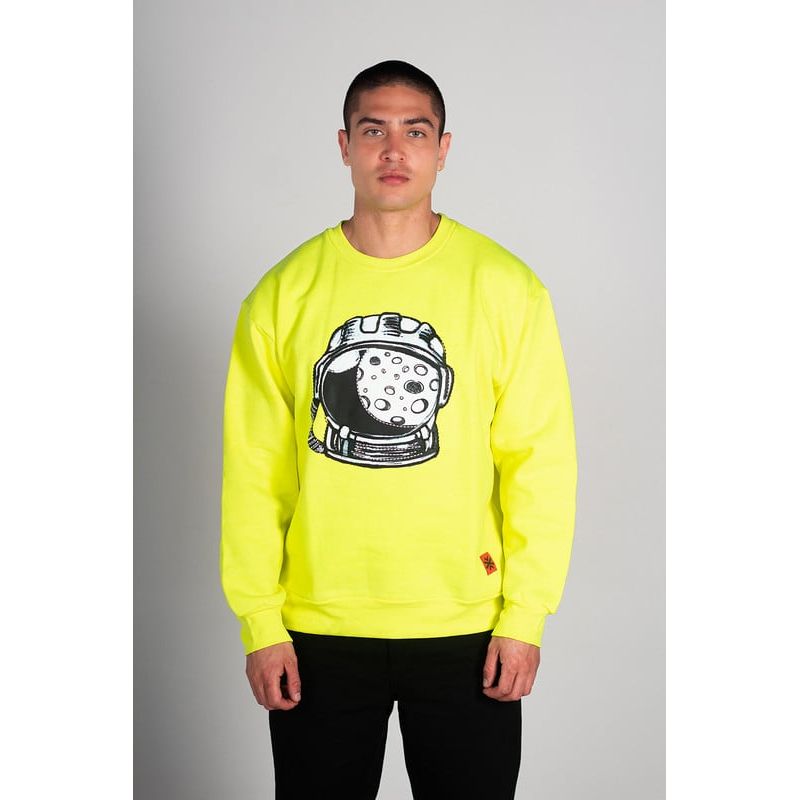HAKISTORM - Saco Oversized 100% algodón Sweater Neon cuello redondo