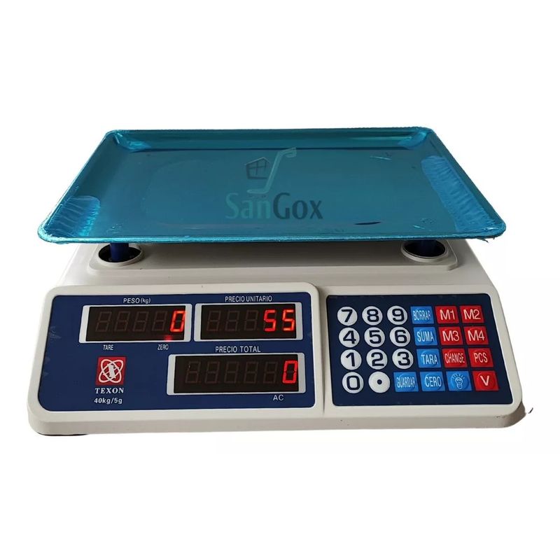 GENERICO - Bascula Electrónica Balanza Digital Gramera 40 Kg