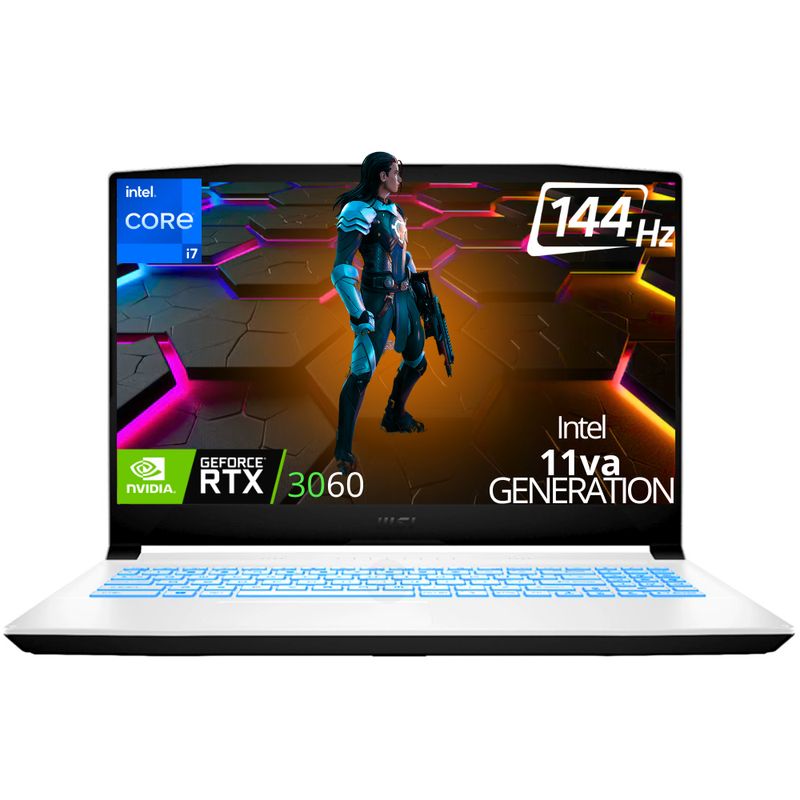MSI - Computador Portatil Msi Intel Core I7 11800h Mem 32gb Ssd 512gb Rtx 3060