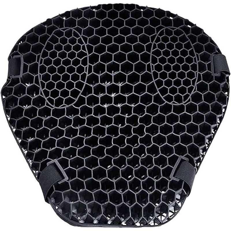 GENERICO - Cojín Asiento Para Moto De Gel Siliconado