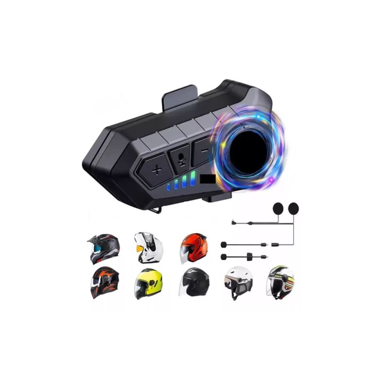 GENERICO - Intercomunicador Kr-m1 Bluetooth Moto Casco Manos Libres