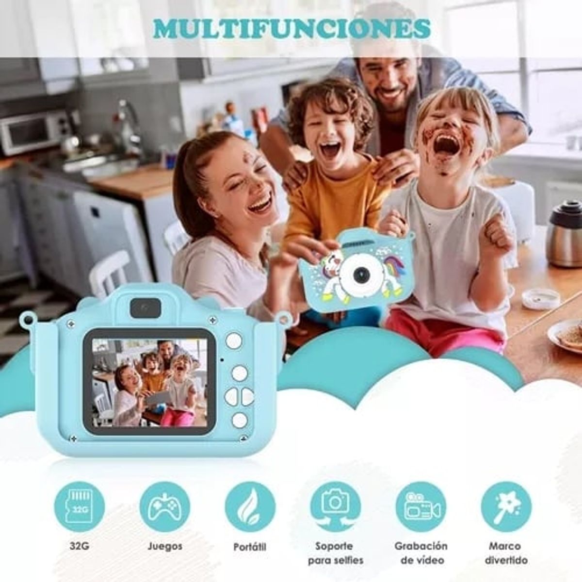 GENERICO - CAMARA NIÑOS UNICORNIO X6