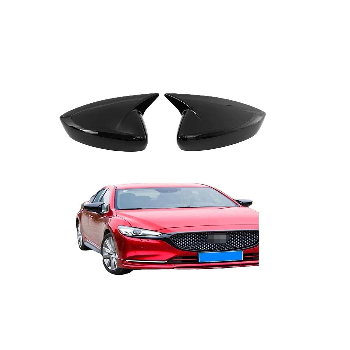 GENERICO - accesorios mazda 3 cubierta carcasa espejos laterales