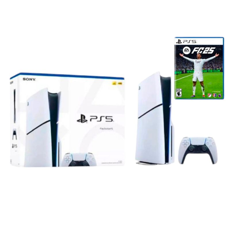 SONY - PlayStation 5 Slim Unidad de cd + Fc 25 Fisico