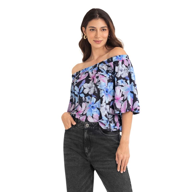 LEONISA - Leonisa Blusa strapless tipo campesina