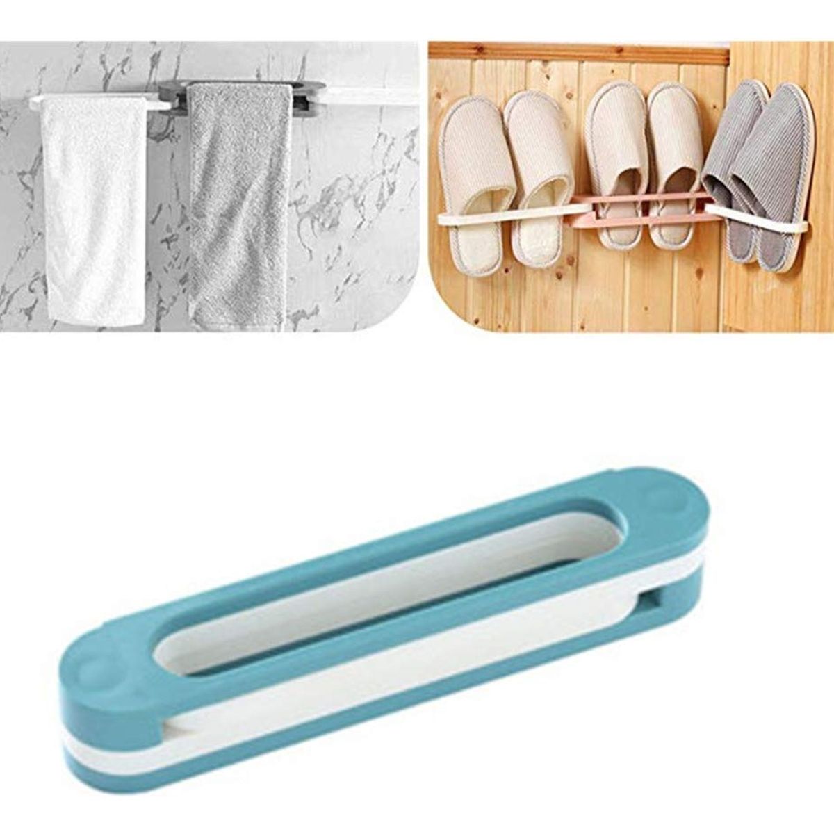 GENERICO - Soporte Repisa Colgar Organizar Zapatos Pantuflas Plegable