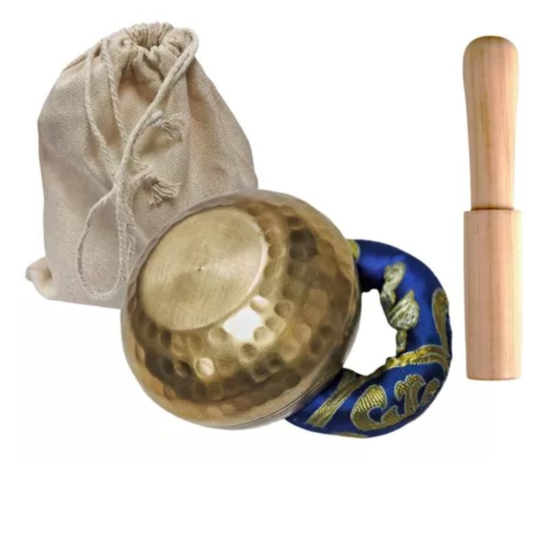 GENERICO - Cuenco Tibetano Hecho A Mano Con Mazo Meditacion