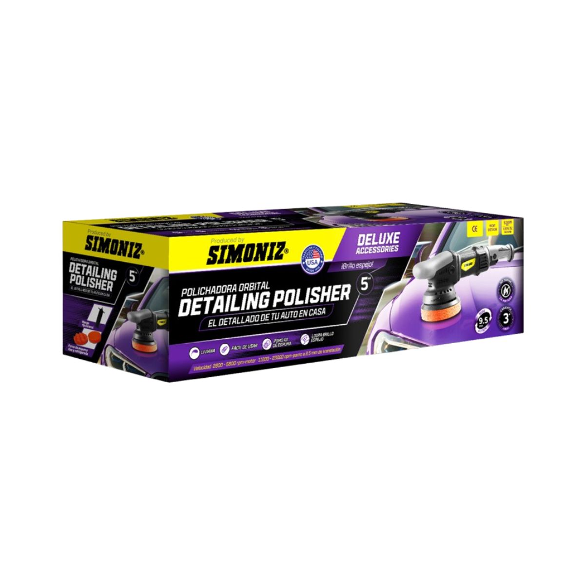SIMONIZ - Polichadora Orbital Deluxe Simoniz - 920W110V Ac60Hz
