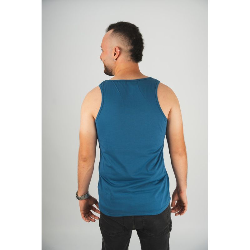 MANPOTSHERD - Camisilla Hombre Petroleo Manpotsherd