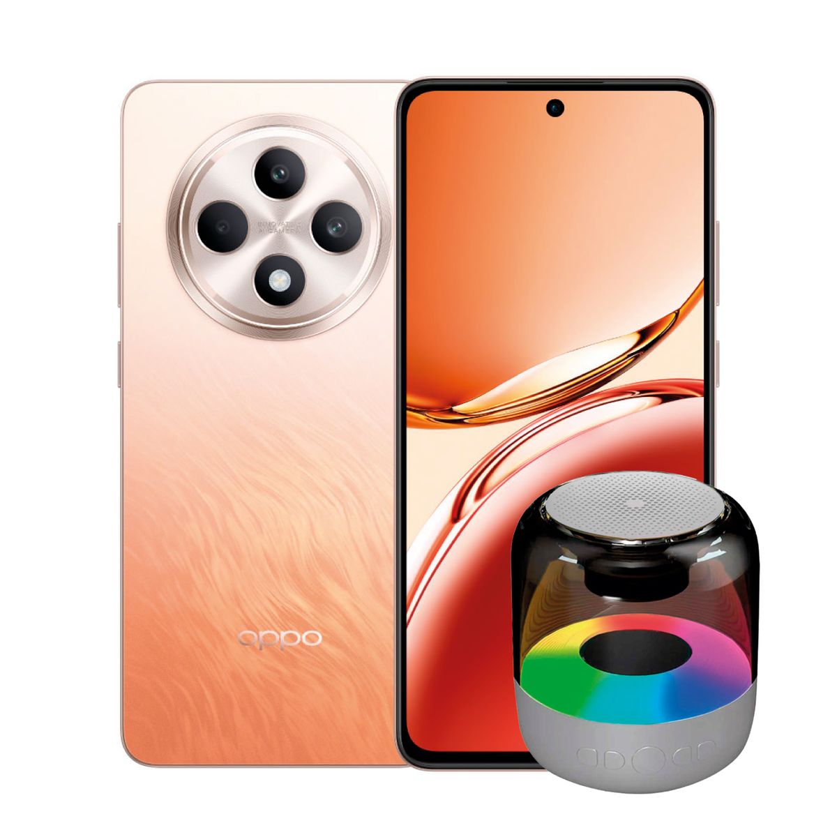 OPPO - Celular OPPO Reno 12F 12GB 256GB 5G Naranja