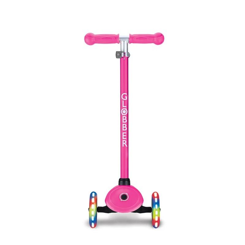GLOBBER - Patineta Con Luces Globber Primo lights rosa neon Para Niños