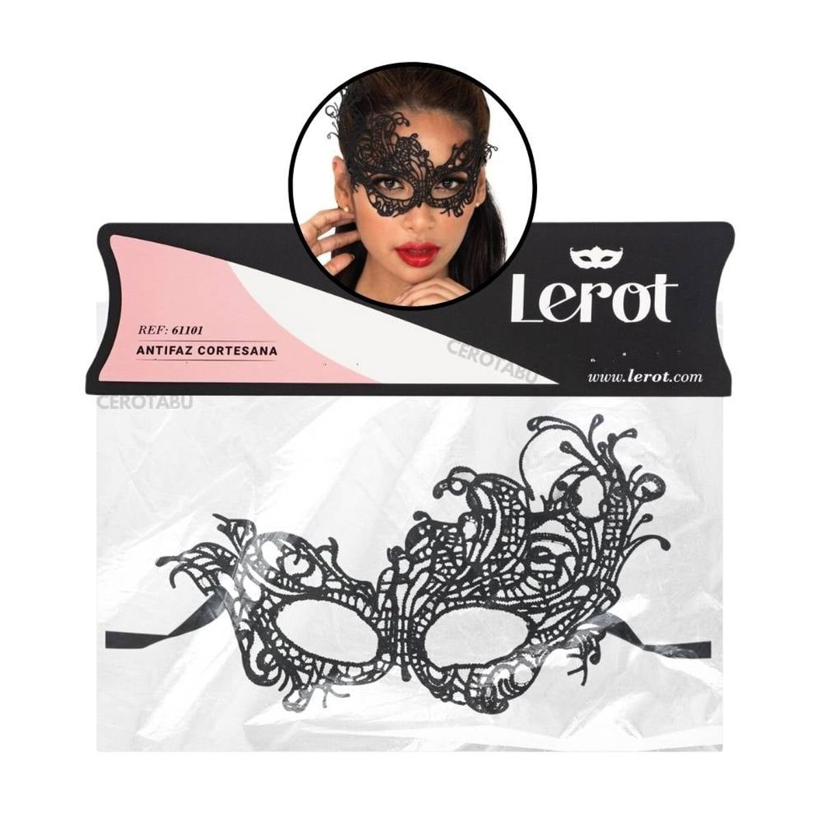 GENERICO - Antifaz Erotico Máscara Sexy Tapa Ojos En Encaje Bondage BDSM Cortesana