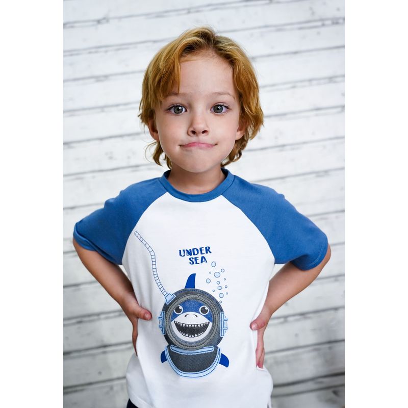BABY PLANET - Camiseta Manga Corta Bebé Niño Baby Planet