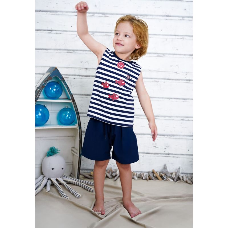 BABY PLANET - Conjunto de Camiseta y Bermuda para Bebé niño Baby Planet