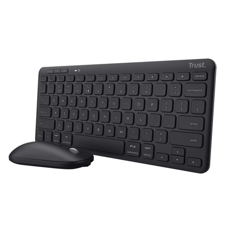 TRUST - Combo Teclado Y Mouse Inalambrico 24g Bluetooth Trust Lyra