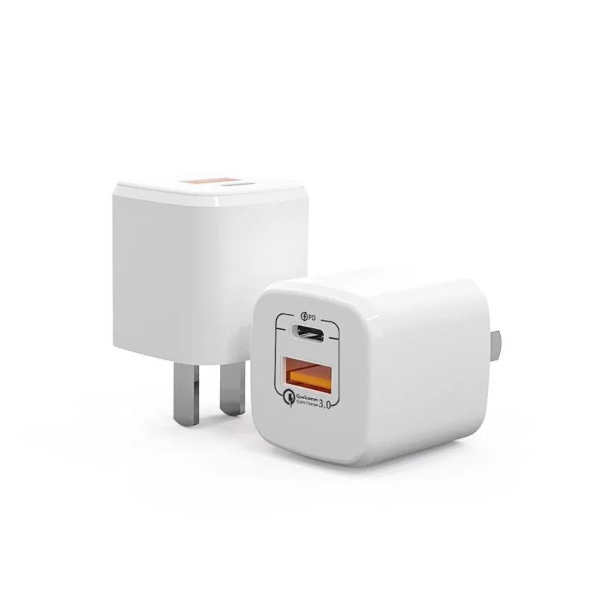 GENERICO - CARGADOR TIPO IPHONE CON ENTRADA T-C USB 20W