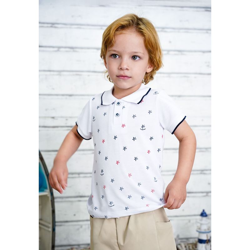 BABY PLANET - Camiseta Polo Bebé Niño Baby Planet