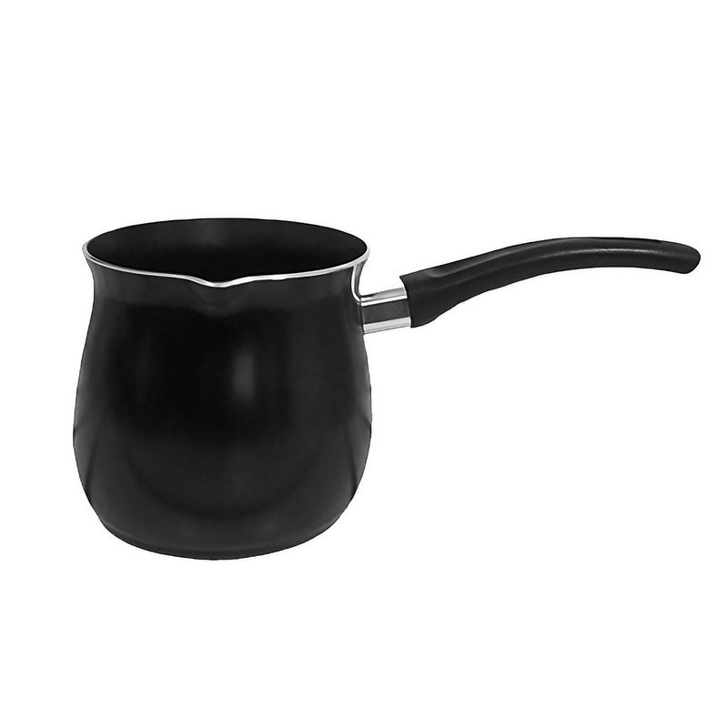 NOVUM - Perol Jarro Antiadherente 800 Ml Con Vertedero Negro Novum